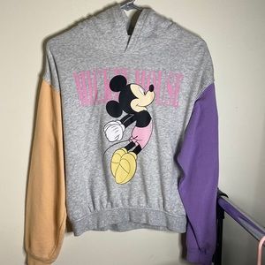 Disney x H&M colorblock Mickey hoodie